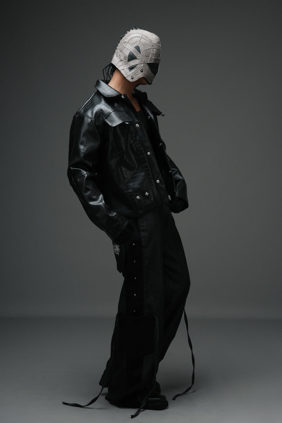 CROCODILE LEATHER JACKET