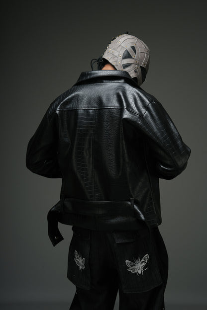 CROCODILE LEATHER JACKET