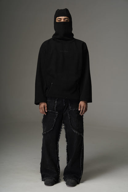 TRIBAL BALACLAVA HOODIE- CLEARANCE