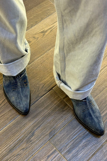 TRIBAL DENIM BOOTS /30°